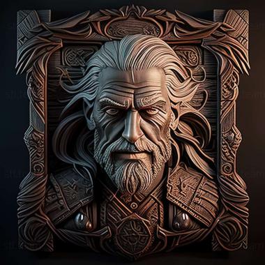 3D model The Witcher Remake game (STL)